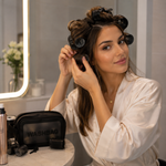 Kit de rulos para cabello sin calor, diseñado para crear rizos y ondas naturales de forma cómoda, reduciendo la exposición al calor y ayudando a proteger el cabello.