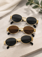 Gafas de sol con diseño moderno y elegante, ideales para proteger los ojos de la luz solar mientras complementan su estilo en actividades diarias y al aire libre.