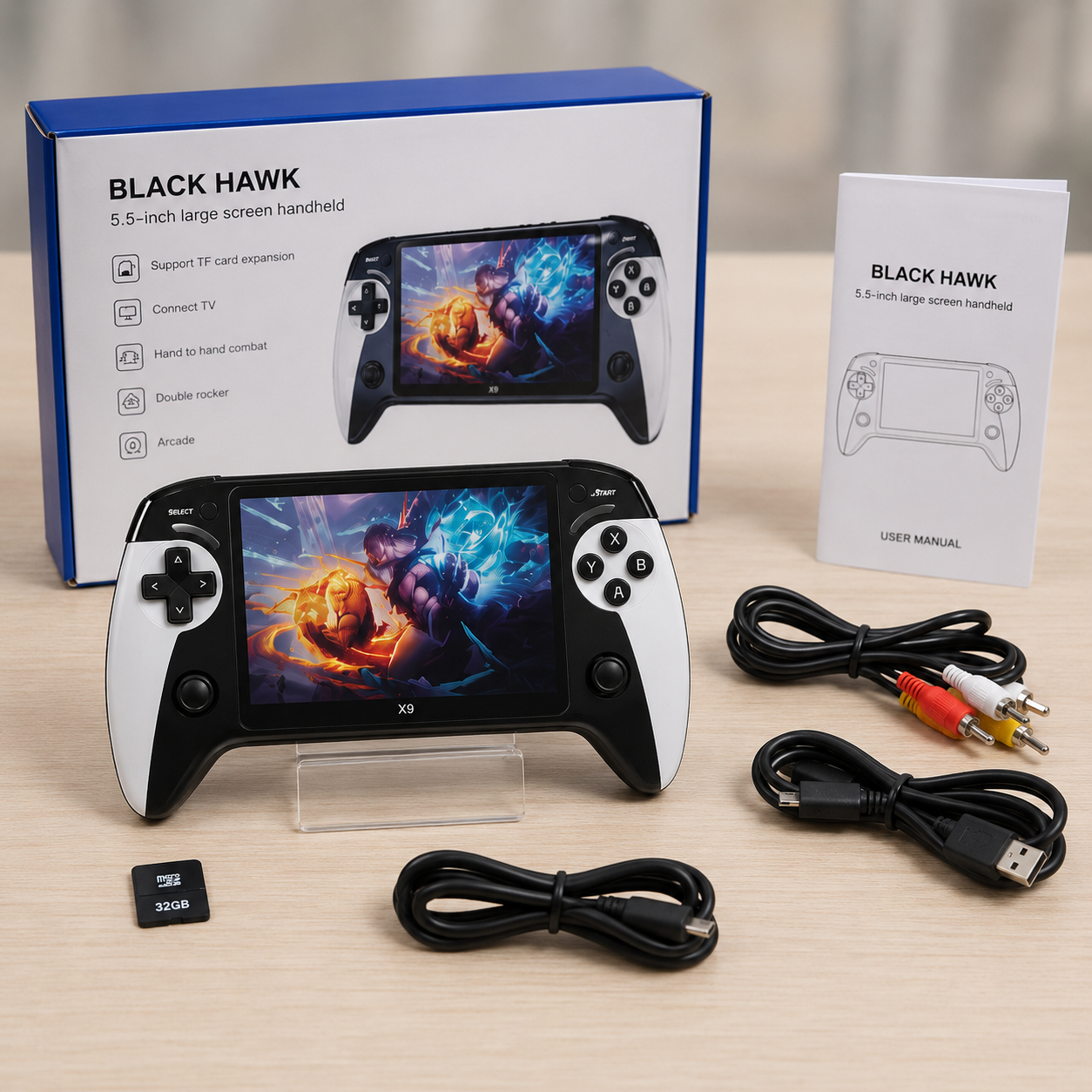 consola portatil, black hawk, videojuegos, gaming, retro gaming, consola retro, juegos clasicos, entretenimiento portatil, pantalla integrada, consola de mano, regalo para niños, regalo para gamers, juegos retro, multijuegos, diversion familiar, tecnologia, electronica, portable gaming, consola recargable, marcastorehn, video game console, mini consola, consola gamer, juegos arcade, consola compacta, entretenimiento digital, gaming portátil, juegos integrados, consola handheld, black hawk gaming