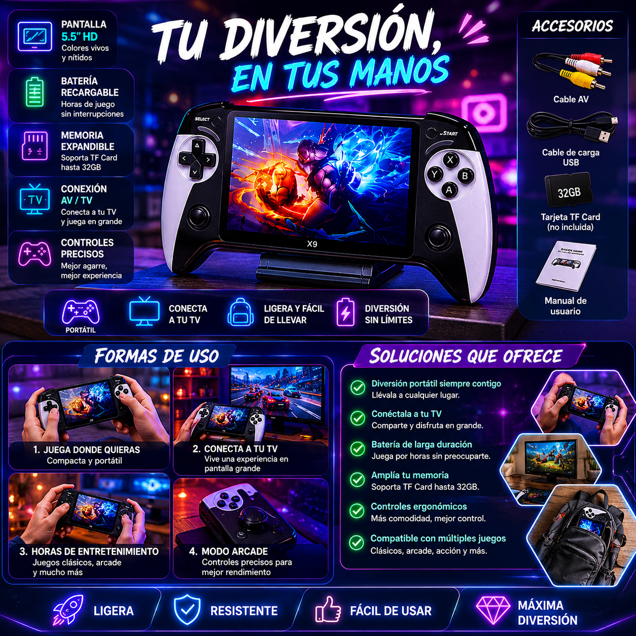 consola portatil, black hawk, videojuegos, gaming, retro gaming, consola retro, juegos clasicos, entretenimiento portatil, pantalla integrada, consola de mano, regalo para niños, regalo para gamers, juegos retro, multijuegos, diversion familiar, tecnologia, electronica, portable gaming, consola recargable, marcastorehn, video game console, mini consola, consola gamer, juegos arcade, consola compacta, entretenimiento digital, gaming portátil, juegos integrados, consola handheld, black hawk gaming