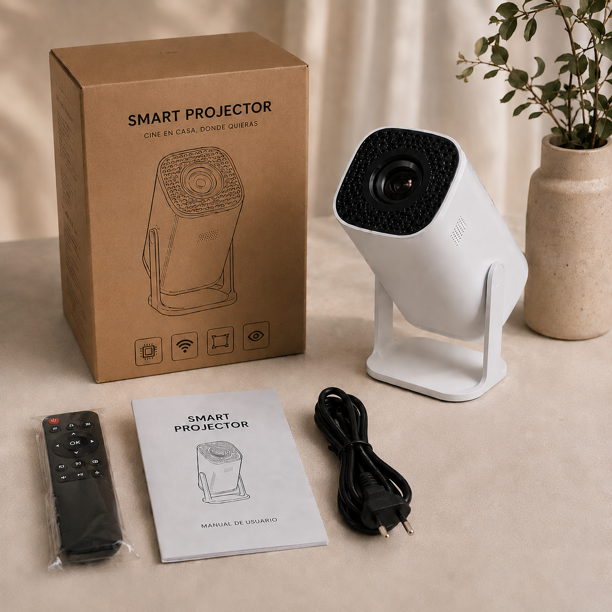 Proyector portátil Home Theater para cine en casa
