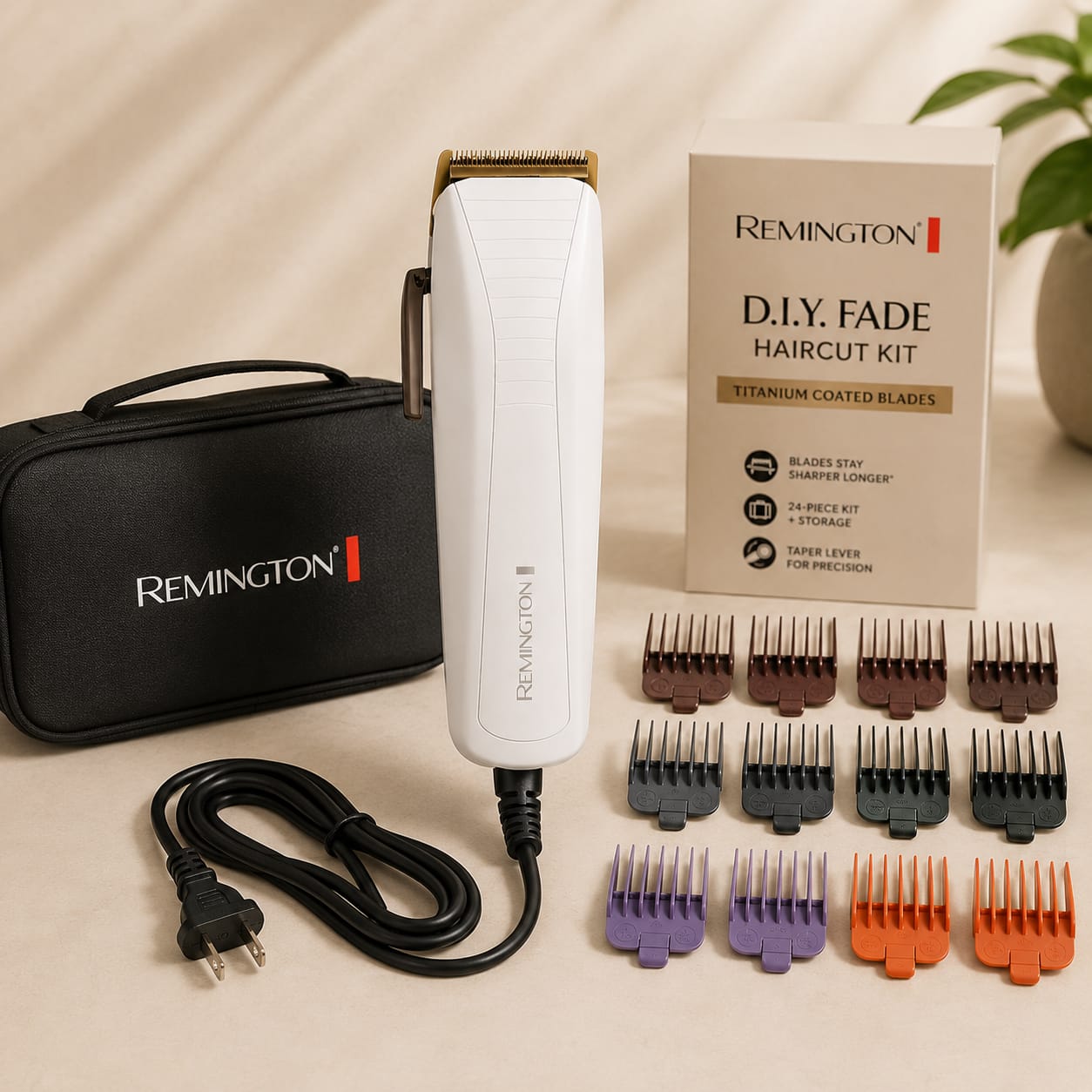 Kit Cortadora Premium Remington Titanium